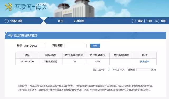 如何查詢進(jìn)出口報(bào)關(guān)進(jìn)出口稅率？