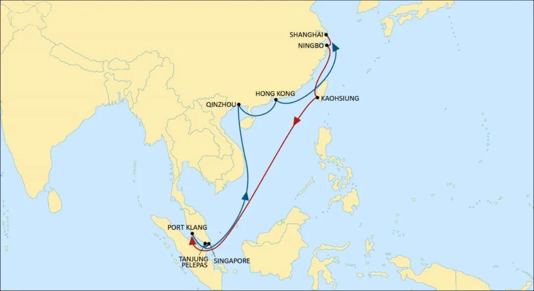 MSC亞洲區(qū)域內(nèi)航線大調(diào)整！