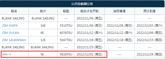 2M聯(lián)盟、以星將取消這條美東航線！12月2日鹽田最后一次航行