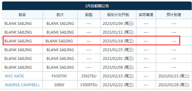 2M聯(lián)盟這條歐洲航線兩個月內(nèi)唯一一艘船也停航了